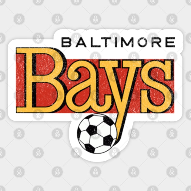 Defunct Soccer Team 1960s Baltimore Bays Soccer Sticker by Yesteeyear